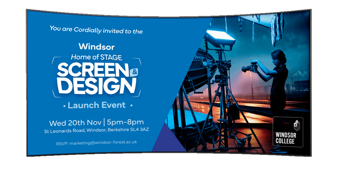 Stage, Screen & Design Launch Event